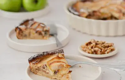 Tarta de manzana verde Tarta de manzana verde