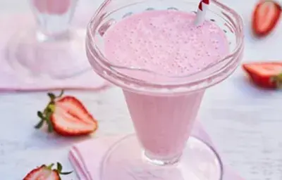 Coctel de frutillas Coctel de frutillas