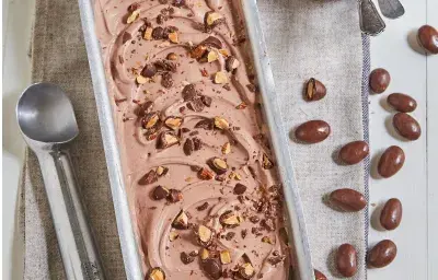 Helado de cacao Helado de cacao