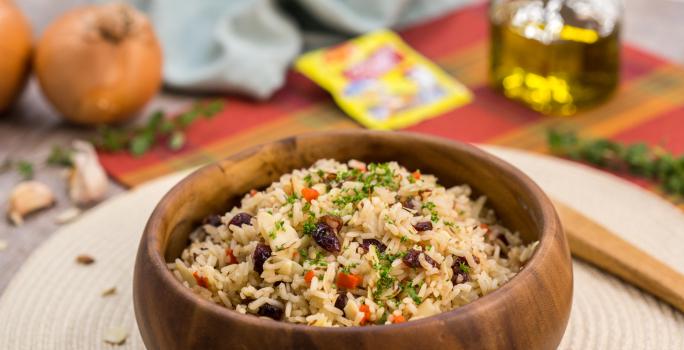 Arroz con Almendras y Arándanos