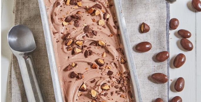 Helado de cacao