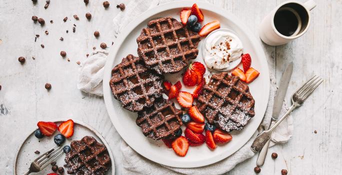 NESQUIK Chocolate Waffles