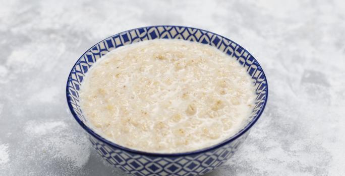 Arroz con leche y coco