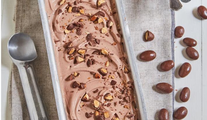 Helado de cacao